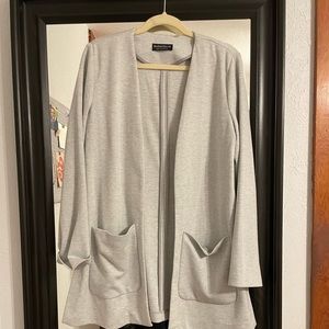 Grey Cardigan Sweater